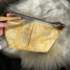 Coach Yellow Small Handbag